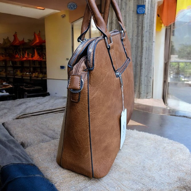 sac cartable cuir